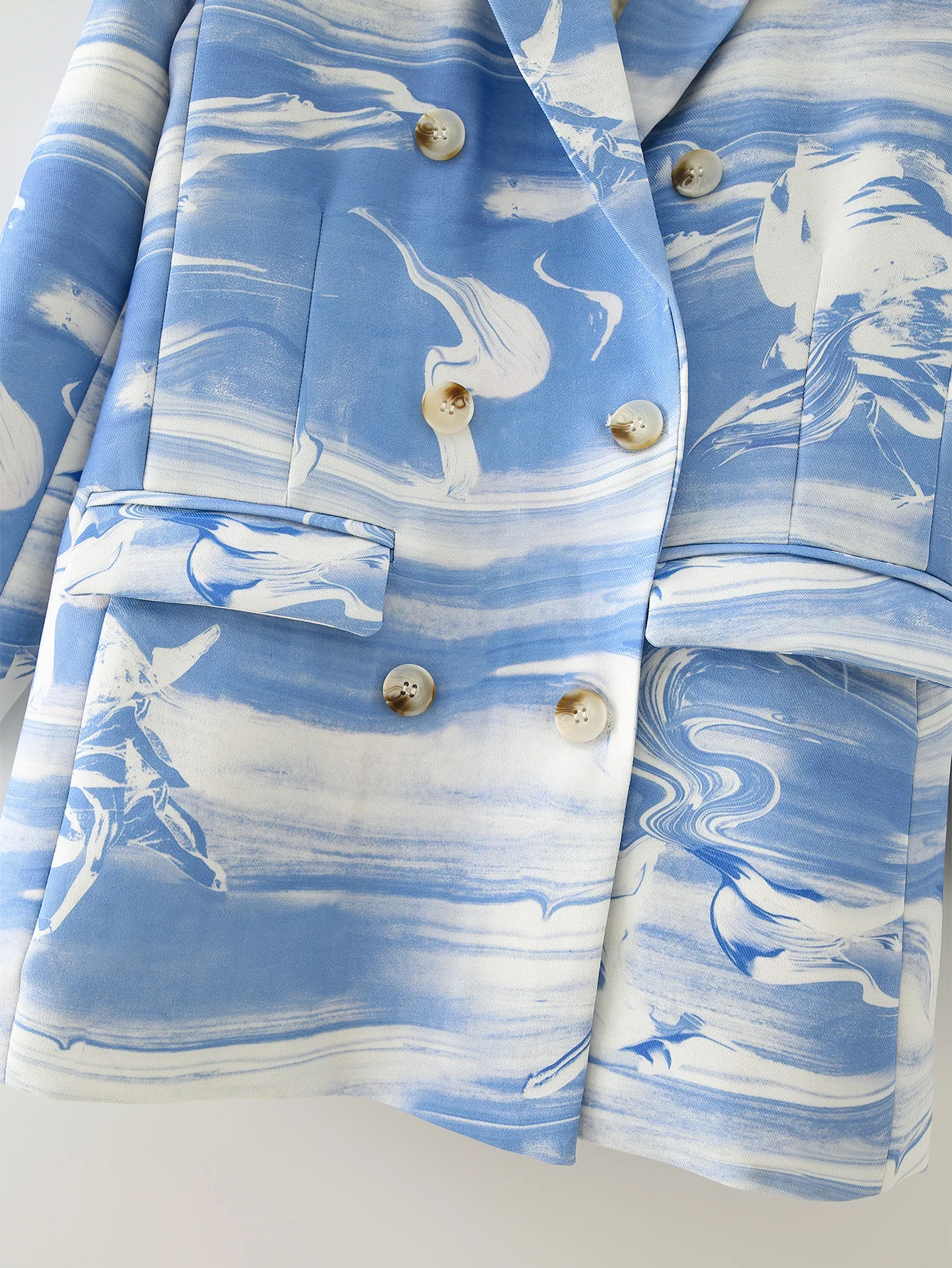 Korean Tie Dye Printed Blazers Women 2020 Double Breasted Fashion Clothing Suit Jacket Female Blazer Feminino Office Ladies
Korean Tie Dye Printed Blazers Women 2020 Double Breasted Fashion Clothing Suit Jacket Female Blazer Feminino Office Ladies