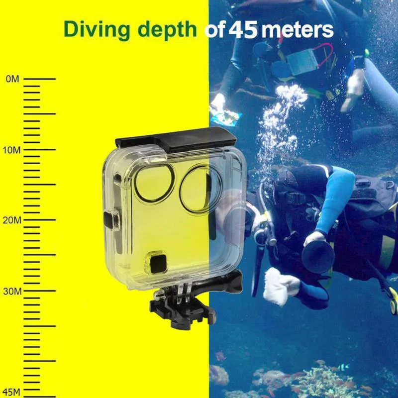 45 м Дайвинг водонепроницаемый корпус чехол для GoPro Fusion 360 градусов камеры