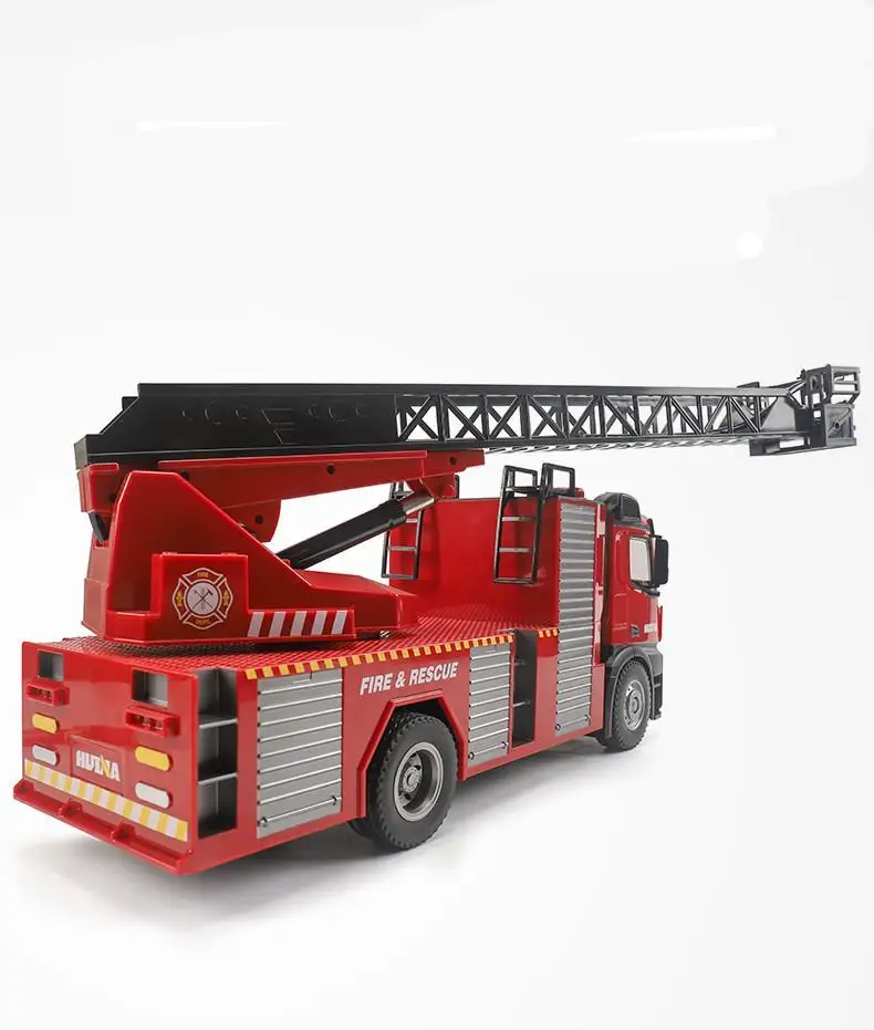 HUINA 1561 1562 RC грузовик 22CH лестница водяной распылитель пожарная машина на