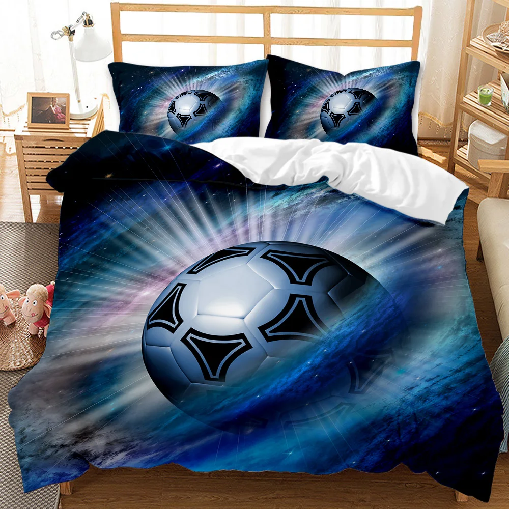 Children fashion HD Digital Football Print Bedding Sets Duvet Cover+ Pillowcase 2/3pcs Queen bed set US/AU/EU 12 size
Children fashion HD Digital Football Print Bedding Sets Duvet Cover+ Pillowcase 2/3pcs Queen bed set US/AU/EU 12 size