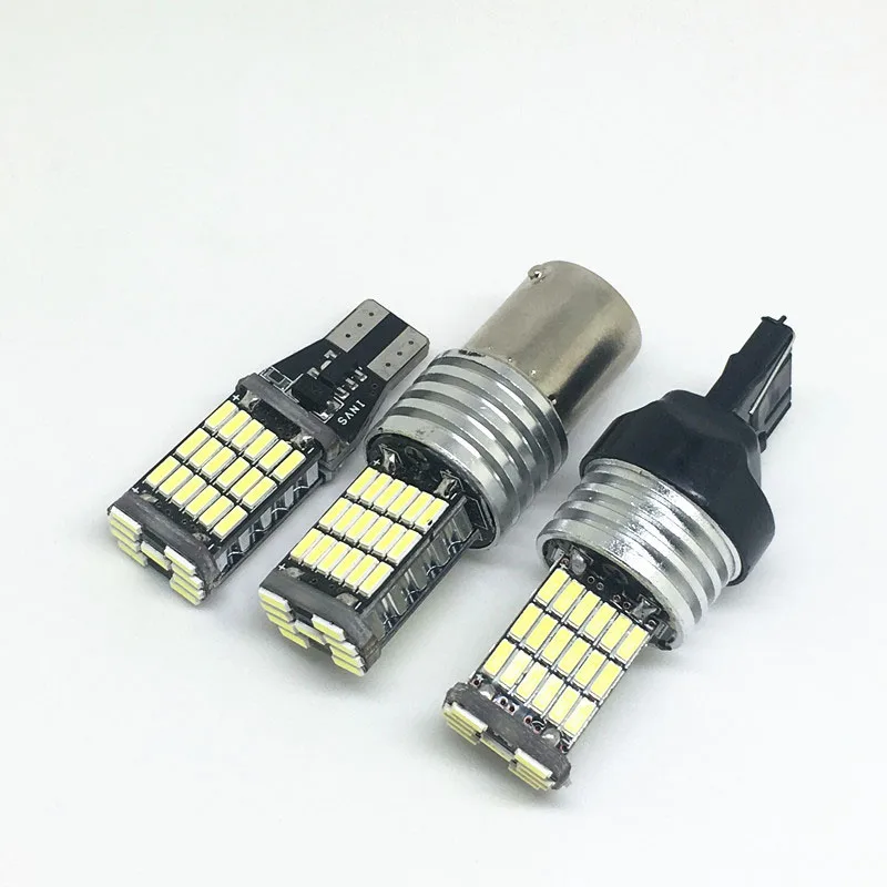 1pcs T15 LED BA15S 1156 P21W W16W Canbus No Error Daytime Running Lights DRL Reversing Lights 4014 45SMD Turn Signal Light 12v
1pcs T15 LED BA15S 1156 P21W W16W Canbus No Error Daytime Running Lights DRL Reversing Lights 4014 45SMD Turn Signal Light 12v