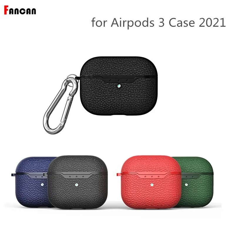 for Apple Airpods 3 2021 Cover Luxury Leather Air Pods 3 Earphone Cover for funda airpods pro 2 Cover For airpods pro 2022 Case
for Apple Airpods 3 2021 Cover Luxury Leather Air Pods 3 Earphone Cover for funda airpods pro 2 Cover For airpods pro 2022 Case