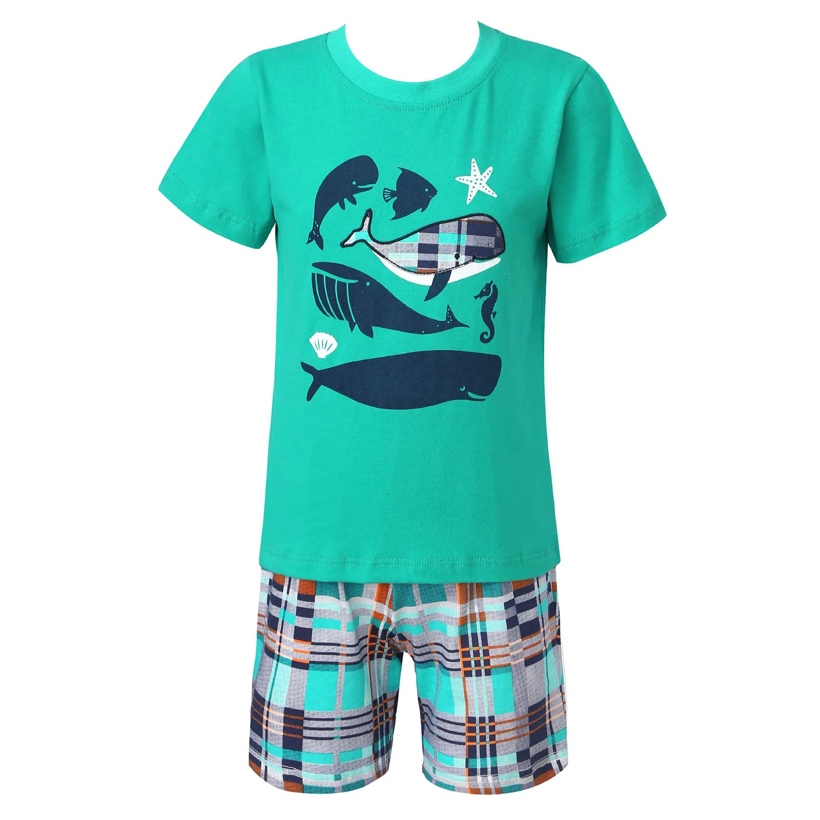 Toddler Boy's Casual Clothes Set Short Sleeve T-Shirt and Short Cute Cartoon Outfit Set
Toddler Boy's Casual Clothes Set Short Sleeve T-Shirt and Short Cute Cartoon Outfit Set