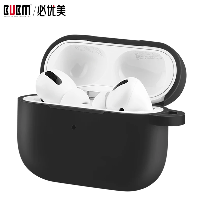 BUBM silicone protector for Airpods pro Portable Mini Earphone Headphone carry Card case headset headphone box | Багаж и сумки