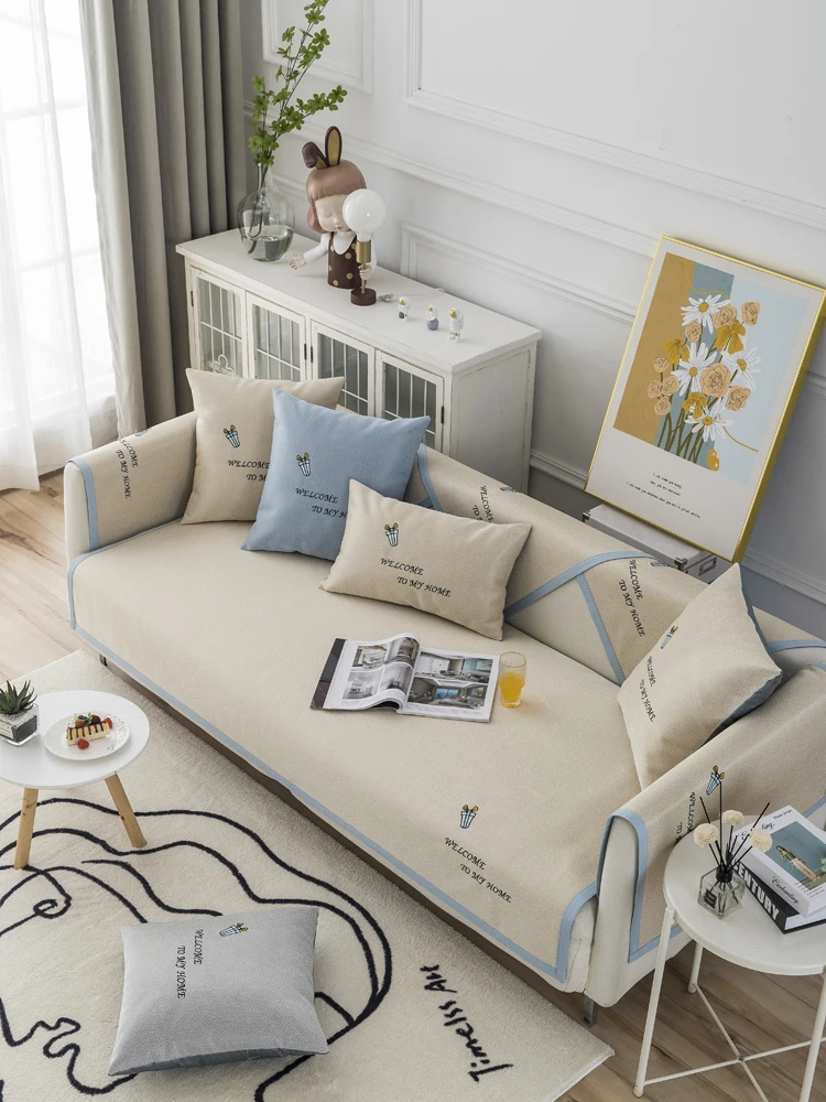 Summer Soft Ice Silk Sofa Cover Universal Anti-Slip Corner Sofa Mat Towel Slipcovers Cushion For Living Room
Summer Soft Ice Silk Sofa Cover Universal Anti-Slip Corner Sofa Mat Towel Slipcovers Cushion For Living Room