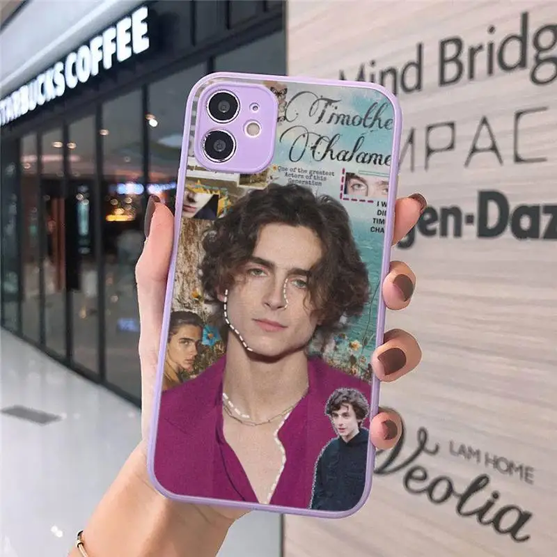 Timothee Chalamet Phone Case Matte transparent For Purple iPhone 12 Mini 11 Pro XR XS Max 7 8 Plus X Back Cover
Timothee Chalamet Phone Case Matte transparent For Purple iPhone 12 Mini 11 Pro XR XS Max 7 8 Plus X Back Cover