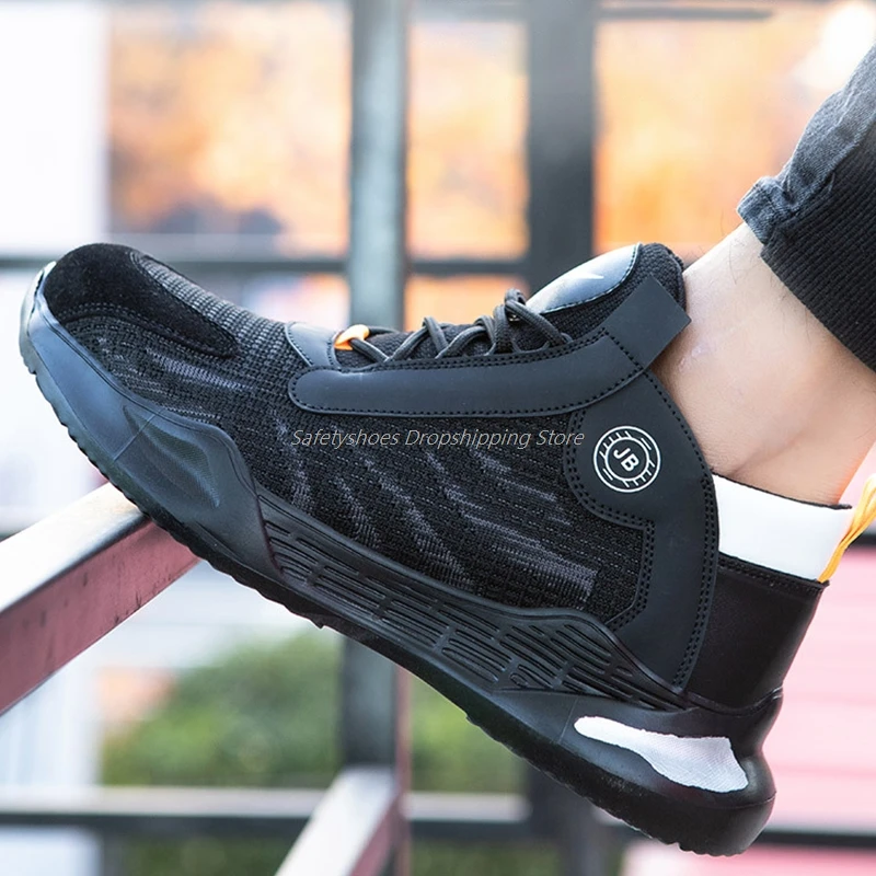 Male Shoes Safety Boots Men's Working Shoes Breathable Anti-Puncture Boots For Men Lightweight Sneakers Fashion Security Boots 
Male Shoes Safety Boots Men's Working Shoes Breathable Anti-Puncture Boots For Men Lightweight Sneakers Fashion Security Boots