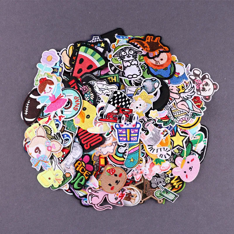 Pulaqi 10/20/30PCS Random Mixed Cartoon Punk Embroidery Patch Iron/Sew On Patches On Clothes Cute Badge Patches For Clothing DIY
Pulaqi 10/20/30PCS Random Mixed Cartoon Punk Embroidery Patch Iron/Sew On Patches On Clothes Cute Badge Patches For Clothing DIY