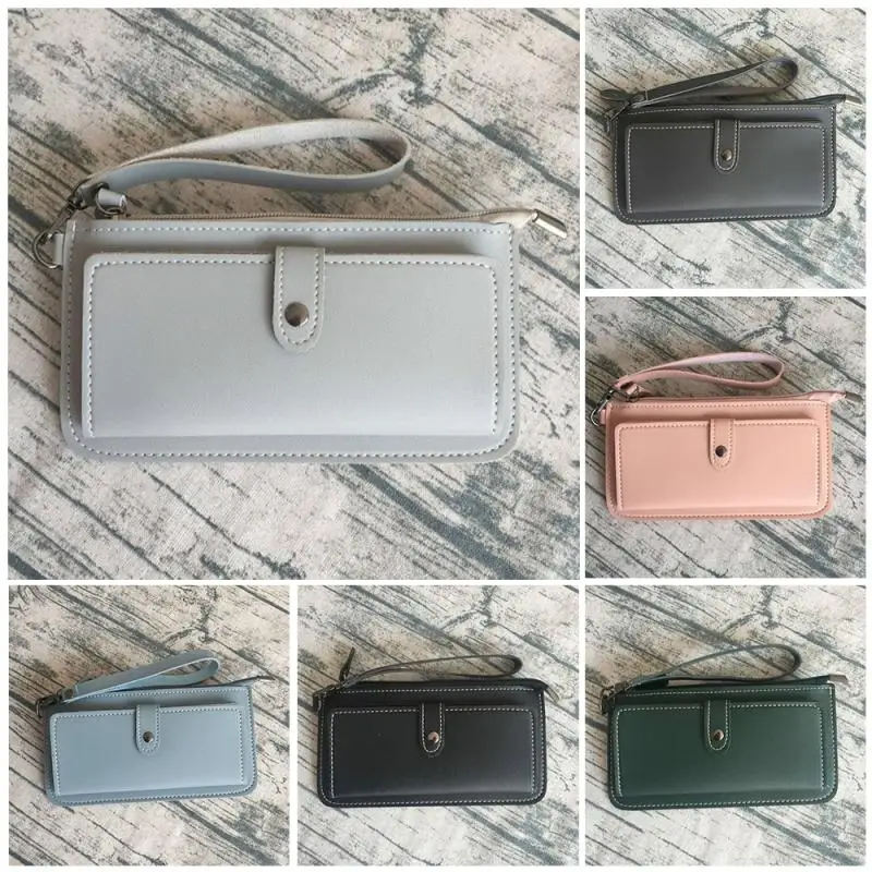 Women Long Wallet Wristband Luxury Brand Leather Women Long Zipper Coin Purses Clutch Wallet Female Money Credit Card Holder
Women Long Wallet Wristband Luxury Brand Leather Women Long Zipper Coin Purses Clutch Wallet Female Money Credit Card Holder
