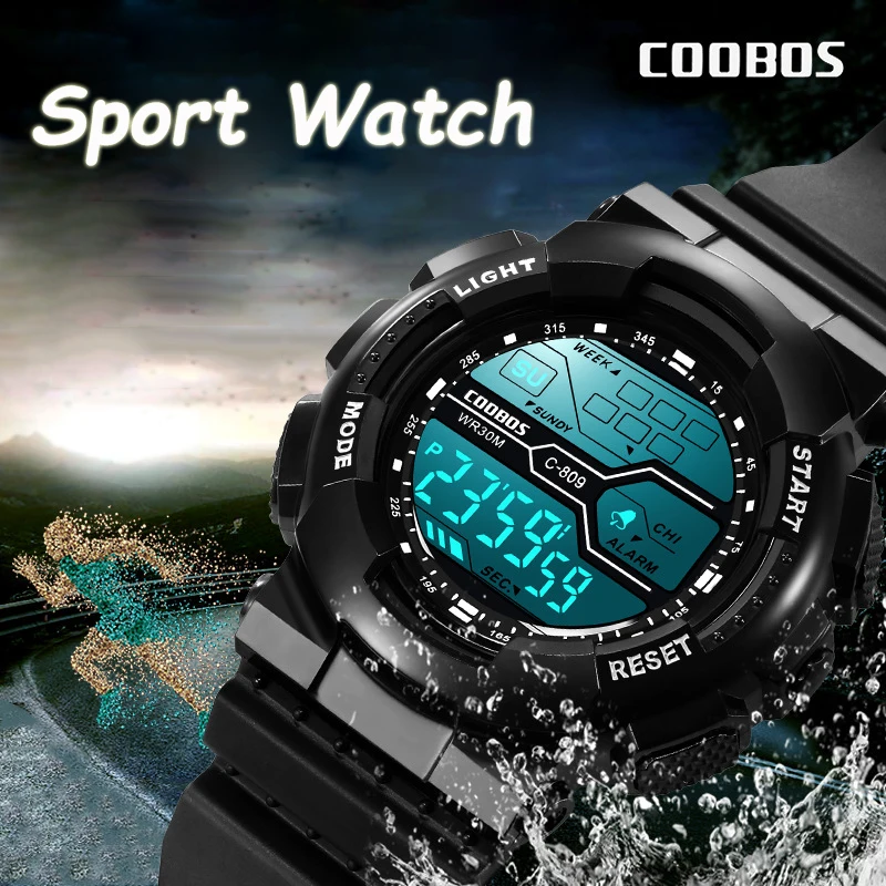 Trend Men's Sports Digital Watch Military Waterproof Mens Watches LED Luminous WristWatch Male Casual Rubber Clock reloj hombre
Trend Men's Sports Digital Watch Military Waterproof Mens Watches LED Luminous WristWatch Male Casual Rubber Clock reloj hombre