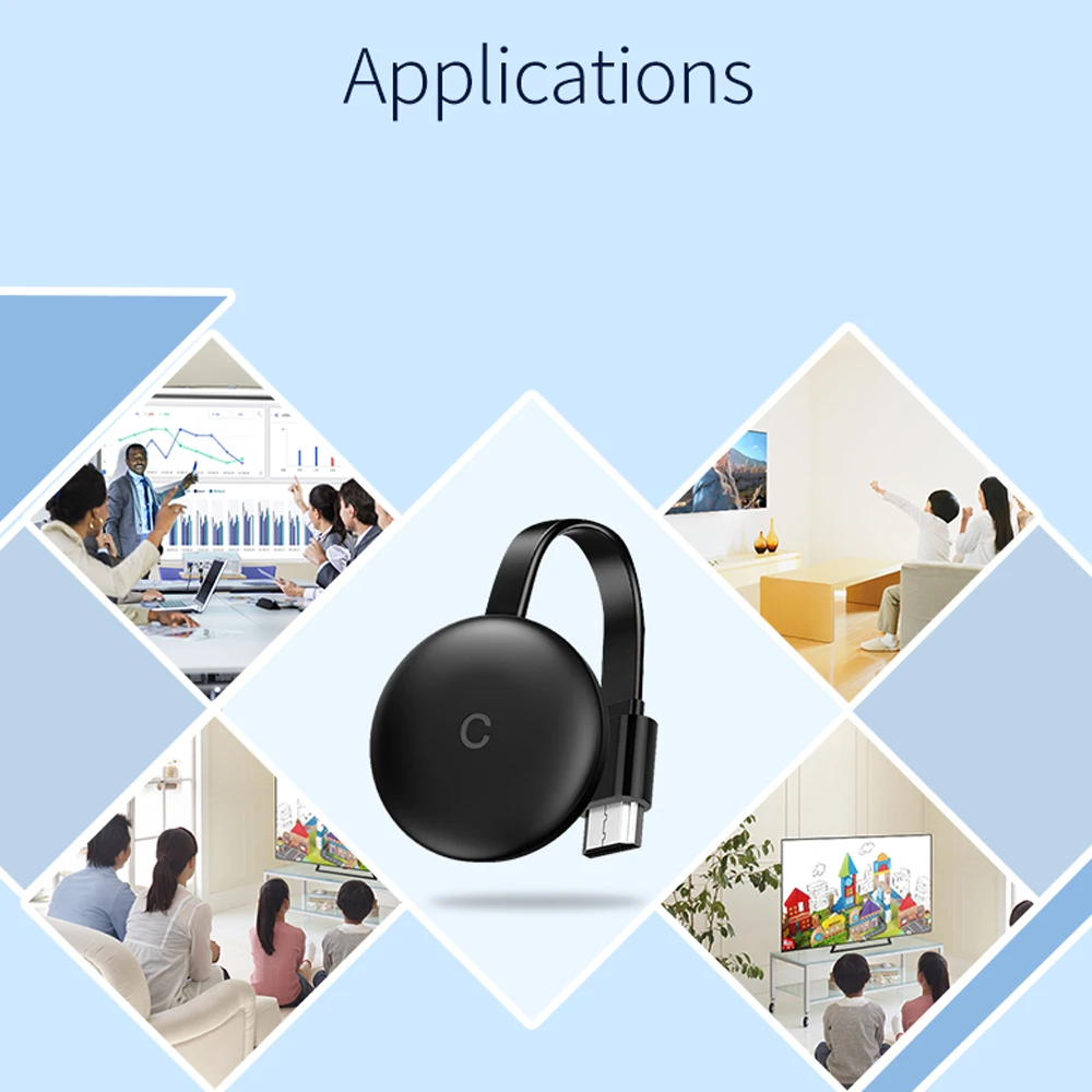 G12 HDMI High Definition 1080P TV Stick Adapter Wifi Display Receiver Screen Sharer
G12 HDMI High Definition 1080P TV Stick Adapter Wifi Display Receiver Screen Sharer