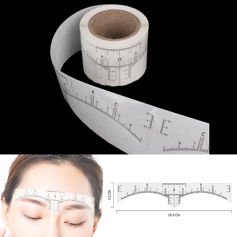 50pcs Disposable Eyebrow Ruler Sticker Eyebrow Tattoo Shape Tool Adhesive Microblading Guide Makeup Measurement Stencil Template
50pcs Disposable Eyebrow Ruler Sticker Eyebrow Tattoo Shape Tool Adhesive Microblading Guide Makeup Measurement Stencil Template