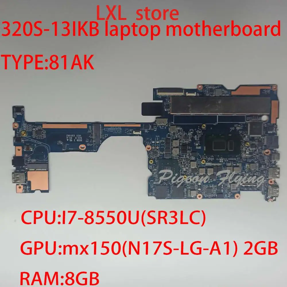 Материнская плата 320S-13IKB для ideapad 320S-13IKB Laptop 81AK CPU:I7-8550U GPU:MX150 2GB RAM:8GB 5B20P57039 5B20Q39896
Материнская плата 320S-13IKB для ideapad 320S-13IKB Laptop 81AK CPU:I7-8550U GPU:MX150 2GB RAM:8GB 5B20P57039 5B20Q39896