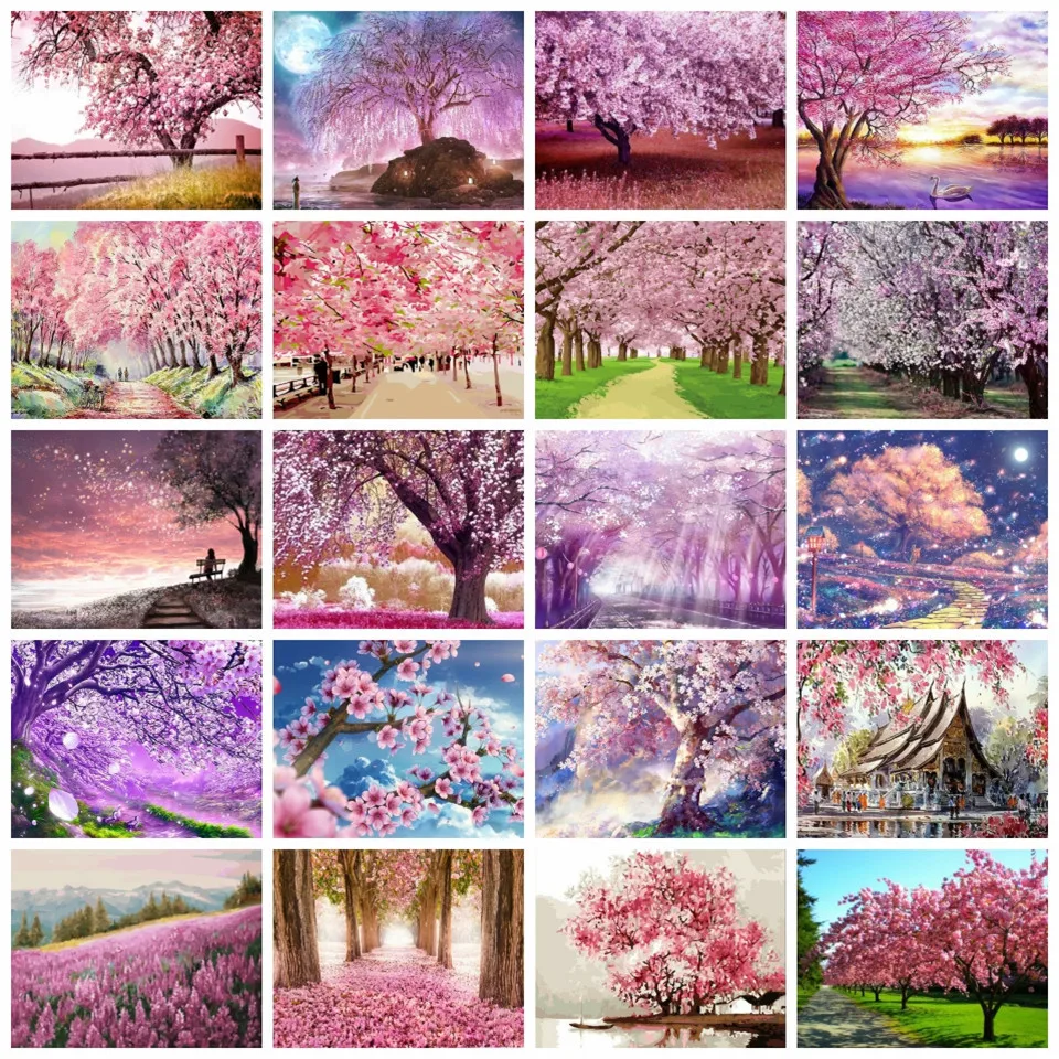 AZQSD Diy Painting By Numbers Cherry Blossoms HandPainted Acrylic Picture By Numbers Tree Landscape Home Decor Gift Wall Art
AZQSD Diy Painting By Numbers Cherry Blossoms HandPainted Acrylic Picture By Numbers Tree Landscape Home Decor Gift Wall Art