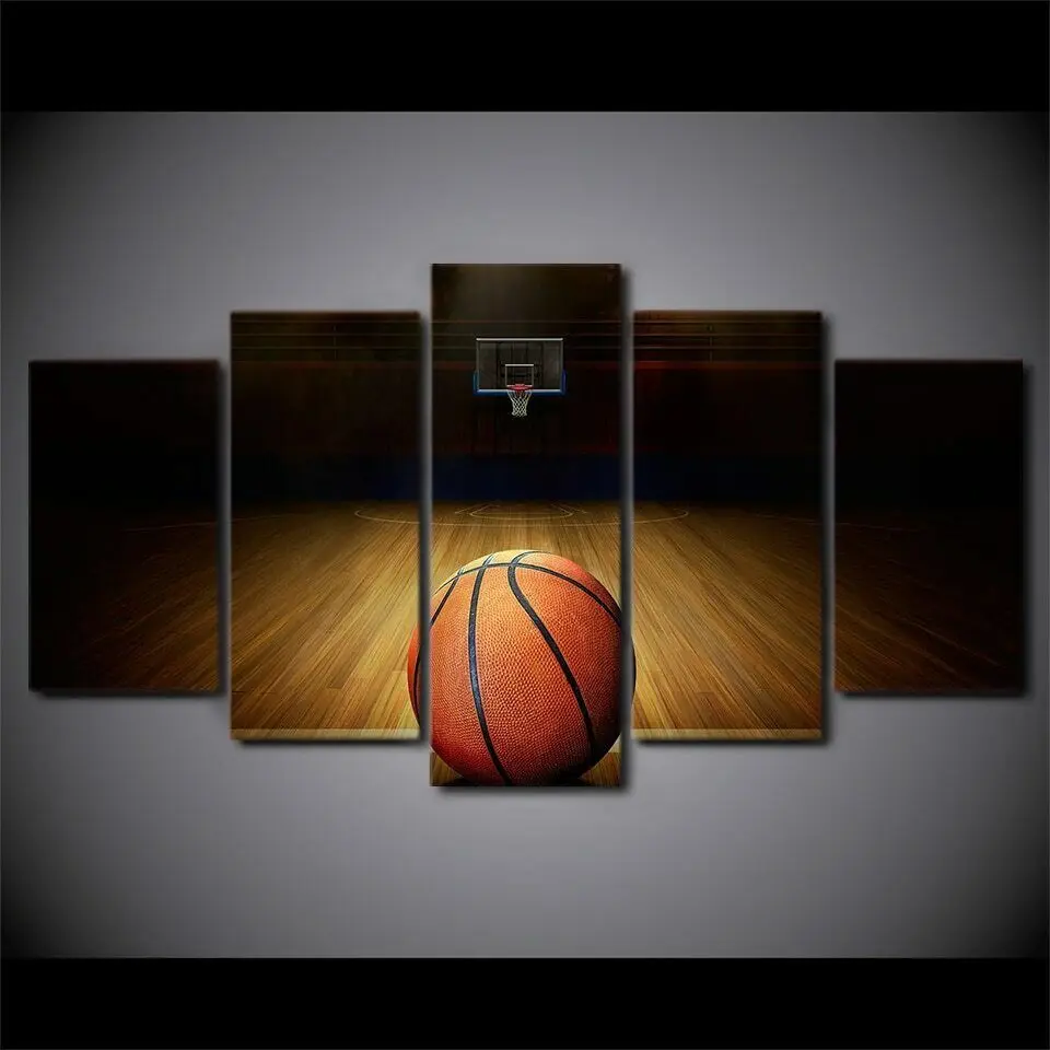 Basketball and Net at Stadium 5 Pieces Modern Home Wall Decor Canvas Picture Art HD Print Painting On Canvas for Living Room
Basketball and Net at Stadium 5 Pieces Modern Home Wall Decor Canvas Picture Art HD Print Painting On Canvas for Living Room