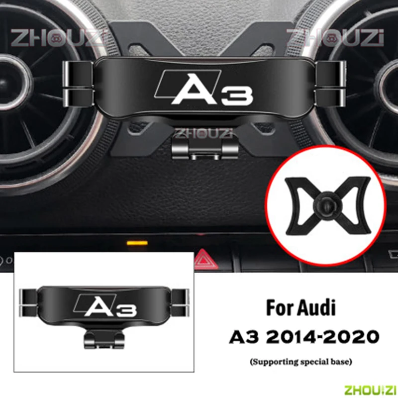 Car Mobile Phone Holder Air Vent Outlet Clip Stand GPS Gravity Navigation Bracket For A3 S3 8V 2014-2020 Car Accessories
Car Mobile Phone Holder Air Vent Outlet Clip Stand GPS Gravity Navigation Bracket For A3 S3 8V 2014-2020 Car Accessories