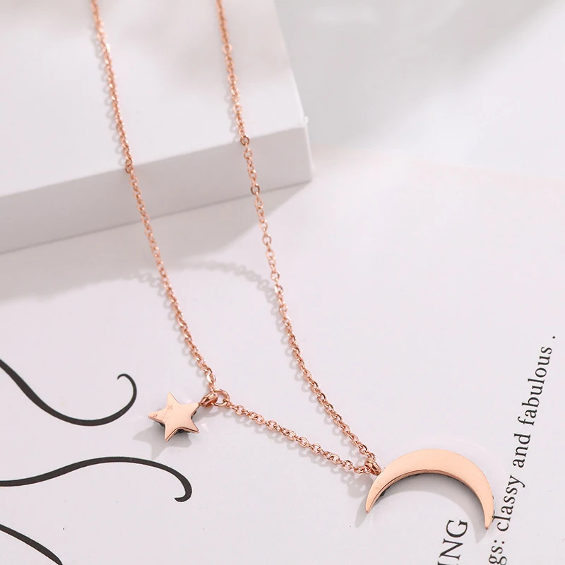 Ailodo Black Moon Star Pendant Necklace For Women Stainless Steel Wish Card Necklace Fashion Jewelry Girls Birthday Gift 20MAY25
Ailodo Black Moon Star Pendant Necklace For Women Stainless Steel Wish Card Necklace Fashion Jewelry Girls Birthday Gift 20MAY25