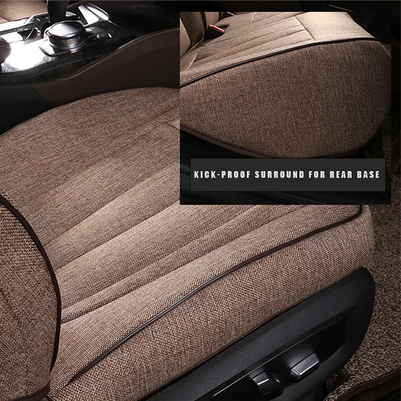 KADULEE Custom Flax car seat cover set For Toyota Corolla PRIUS Prado Land Cruiser RAV4 CROWN Camry Highlander CH-R Alphard
KADULEE Custom Flax car seat cover set For Toyota Corolla PRIUS Prado Land Cruiser RAV4 CROWN Camry Highlander CH-R Alphard