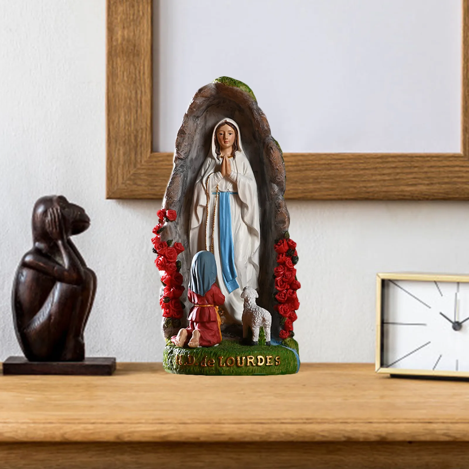 Buddhism Goddess Sculpture Saint Ornament Delightful Religious Home Church Resin Decoration
Buddhism Goddess Sculpture Saint Ornament Delightful Religious Home Church Resin Decoration