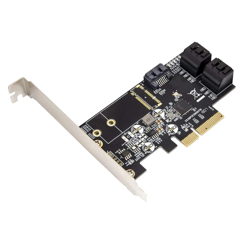 5 Port Non-Raid SATA III 6GB/S Pci-E X4 Controller Card for Desktop PC Support SSD and HDD with Low Profile Bracket.
5 Port Non-Raid SATA III 6GB/S Pci-E X4 Controller Card for Desktop PC Support SSD and HDD with Low Profile Bracket.