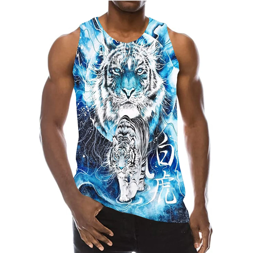 UNEY White Tiger Tank Top Beast Beach Sleeveless Shirt 3D Animal Vest For Men/Woman Shirt Sport Round neck Tops
UNEY White Tiger Tank Top Beast Beach Sleeveless Shirt 3D Animal Vest For Men/Woman Shirt Sport Round neck Tops