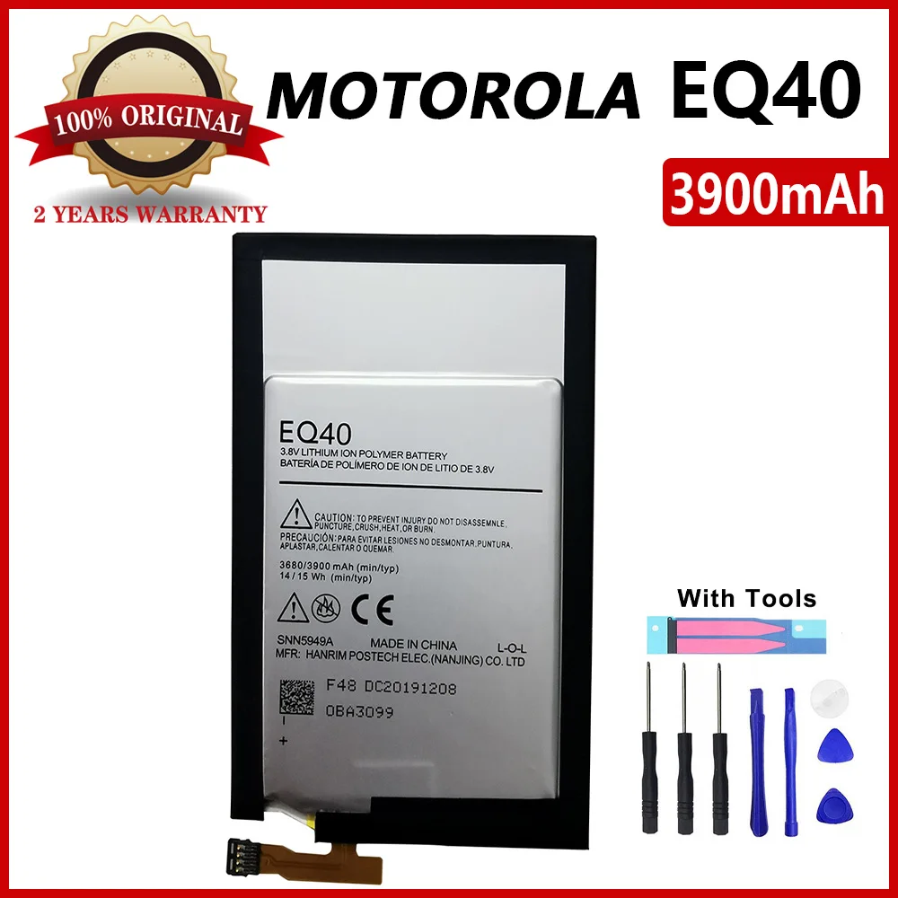 100% Genuine New 3900mAh EQ40 Battery For Motorola Moto Droid Turbo XT1225 XT1254 Original Mobile Phone High Quality Batteria
100% Genuine New 3900mAh EQ40 Battery For Motorola Moto Droid Turbo XT1225 XT1254 Original Mobile Phone High Quality Batteria