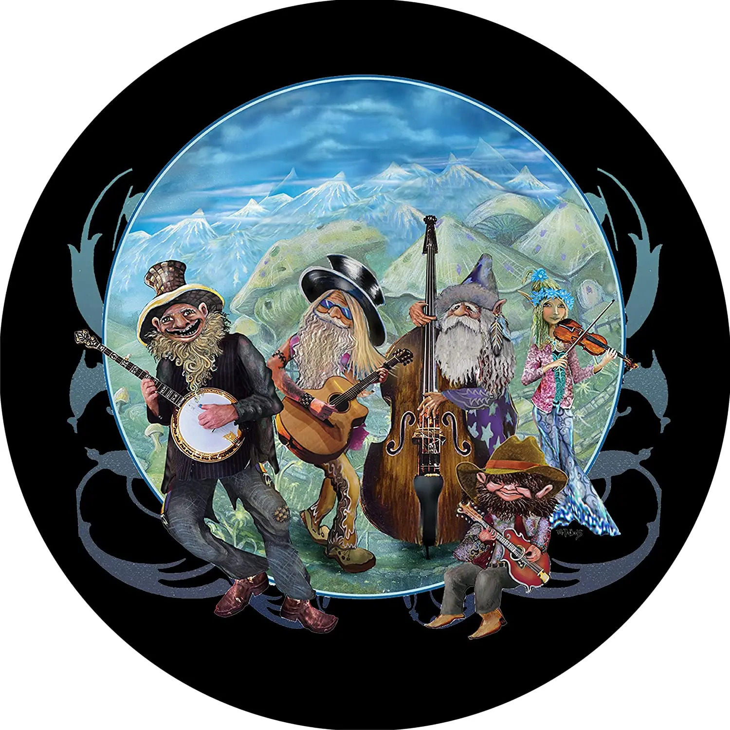 TIRE COVER CENTRAL Gnome Bluegrass Band Wheel Spare Tire Cover ( Sized to Any Make/Model for 255/70R18
TIRE COVER CENTRAL Gnome Bluegrass Band Wheel Spare Tire Cover ( Sized to Any Make/Model for 255/70R18
