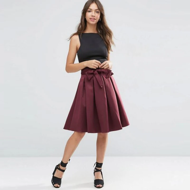 Customized Fashion Knee Length Satin Skirts For Yong Lady Female Midi Skirt Women With Cute Bow Zipper Adult Skirt
Customized Fashion Knee Length Satin Skirts For Yong Lady Female Midi Skirt Women With Cute Bow Zipper Adult Skirt