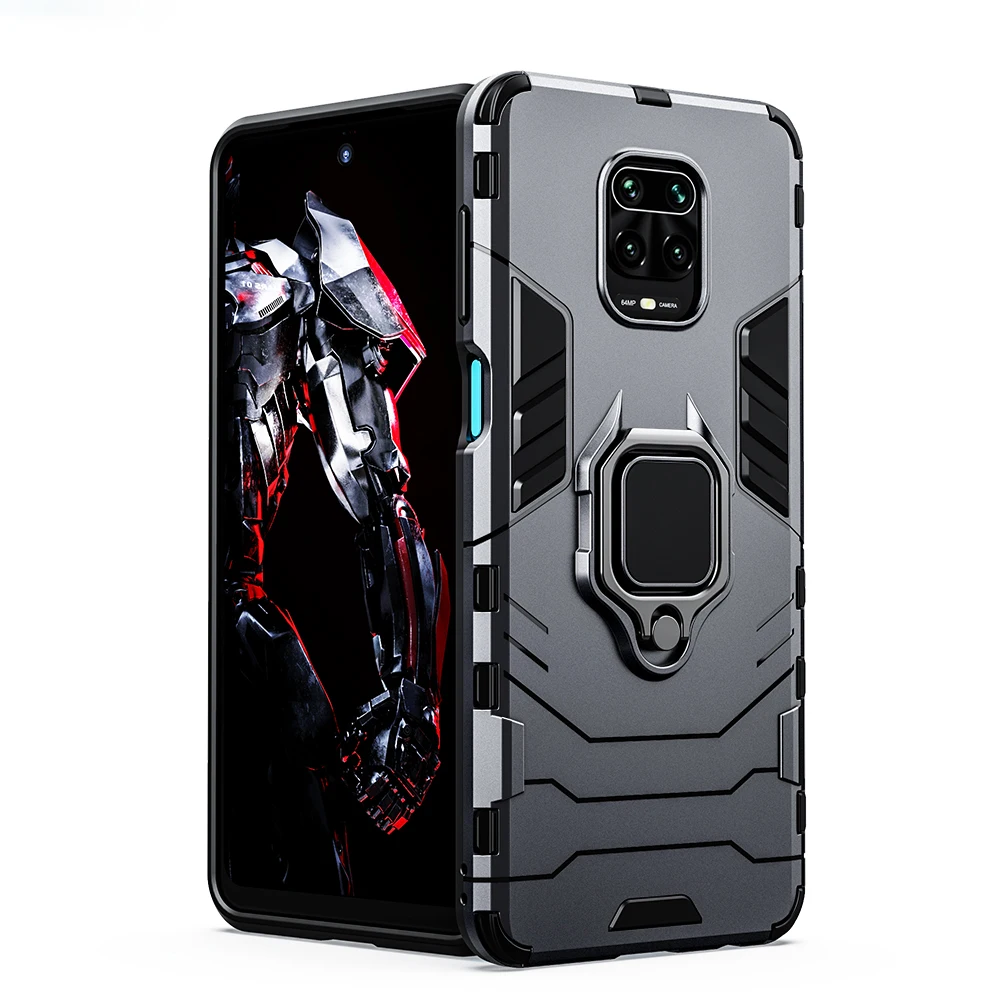 Чехлы с металлическими кольцами для телефонов Xiaomi Redmi 7 7A 8 8A K30 K20 Note 9S 7S 8T роскошный