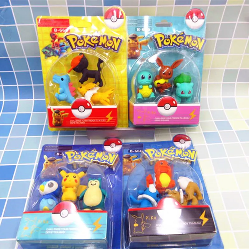 Pokemon Pikachu Three-in-one Eraser DIY Assembled Eraser Stationery Office Supplies School Painting Cute Children's Eraser
Pokemon Pikachu Three-in-one Eraser DIY Assembled Eraser Stationery Office Supplies School Painting Cute Children's Eraser