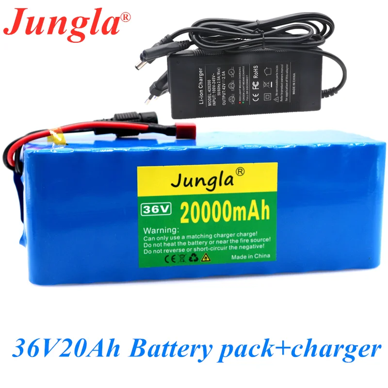 2020 original 36V battery 10S4P 20Ah 36v 18650 battery pack 500W 42V 20000mAh for Ebike electric bicycle with BMS + 42V charger
2020 original 36V battery 10S4P 20Ah 36v 18650 battery pack 500W 42V 20000mAh for Ebike electric bicycle with BMS + 42V charger