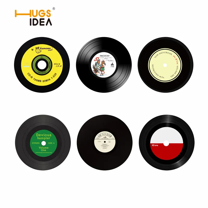 6 Pcs Fun Drink Coasters Retro Disk Coasters Desktop Protection CD Pattern Beer Whiskey Coffee Wine Tea Bar Coaster Cup Mug Mat
6 Pcs Fun Drink Coasters Retro Disk Coasters Desktop Protection CD Pattern Beer Whiskey Coffee Wine Tea Bar Coaster Cup Mug Mat