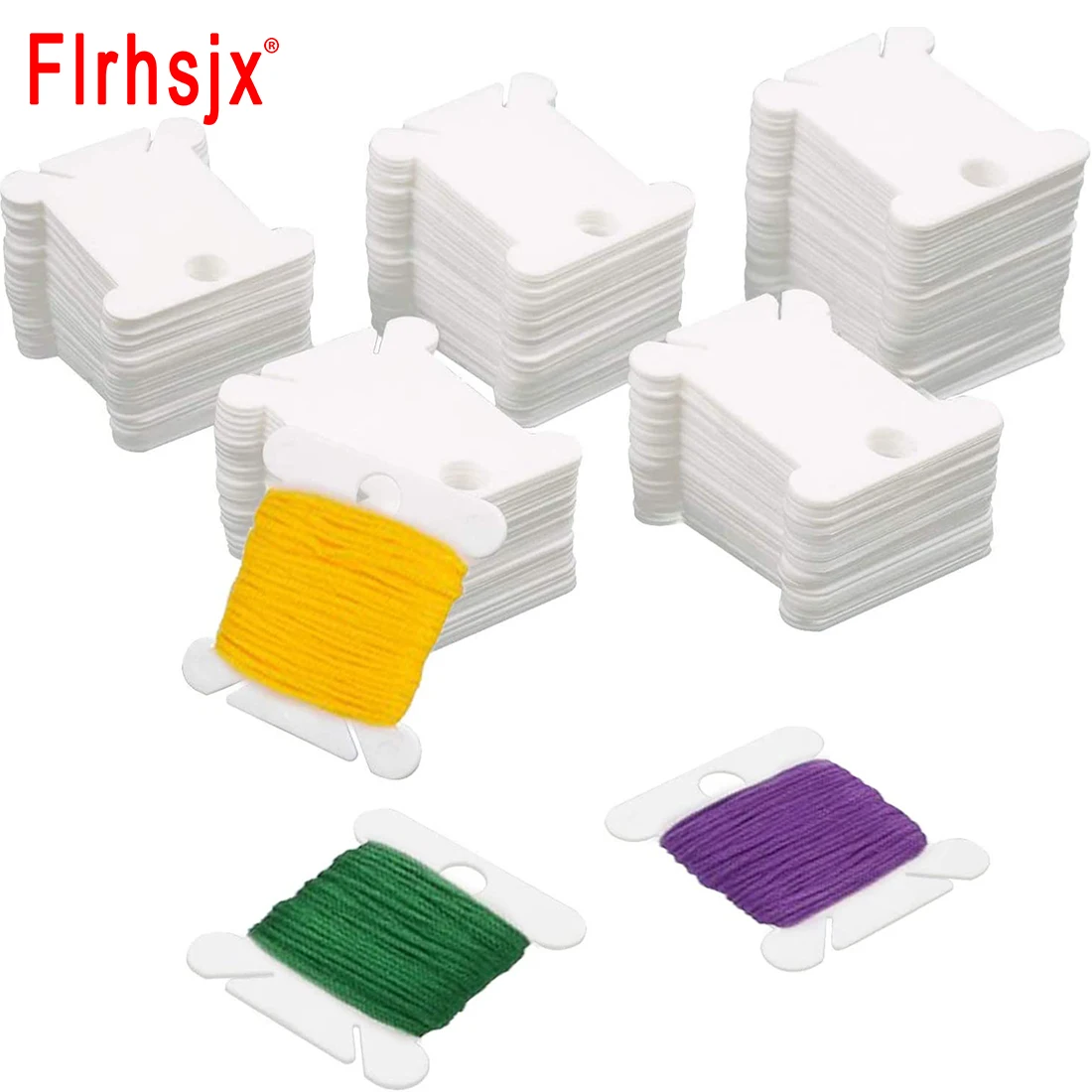 FLRHSJX 30/120pcs Plastic Floss Bobbins Sewing Thread Organizer Holder Embroidery Floss Card DIY Craft Cross Stitch Tools
FLRHSJX 30/120pcs Plastic Floss Bobbins Sewing Thread Organizer Holder Embroidery Floss Card DIY Craft Cross Stitch Tools