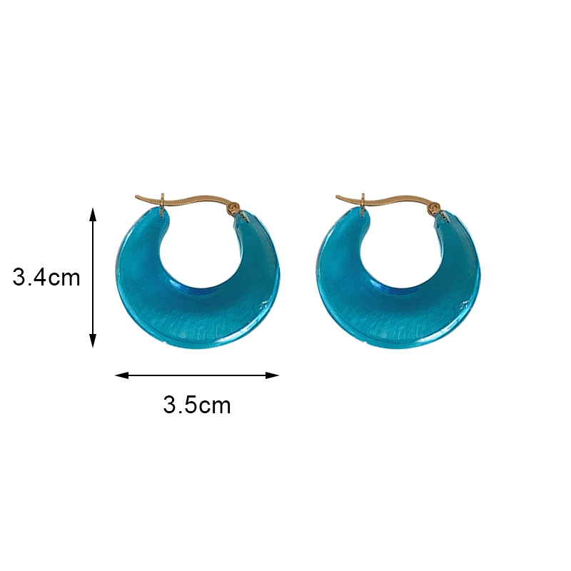 2021 New Fashion Transparent Resin Dangle Earrings for Women Girl Geometric Blue Brown Hoop Earrings Creative Drop Jewelry Gifts
2021 New Fashion Transparent Resin Dangle Earrings for Women Girl Geometric Blue Brown Hoop Earrings Creative Drop Jewelry Gifts