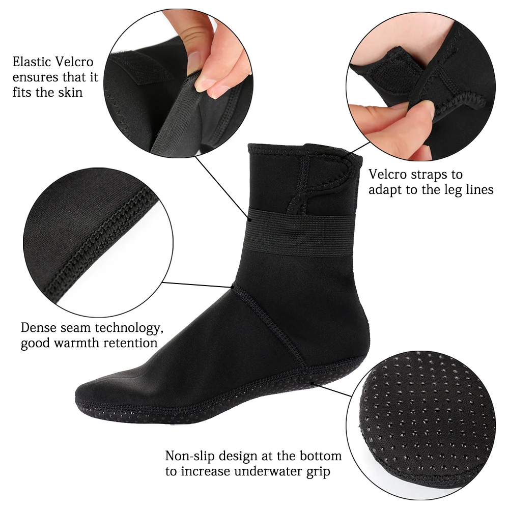 Adult Swimming shoes Diving Socks Snorkeling Boots Warming Non-Slip Swimming Wetsuit Shoes Aqua Beach Socks Neoprensocken Sale
Adult Swimming shoes Diving Socks Snorkeling Boots Warming Non-Slip Swimming Wetsuit Shoes Aqua Beach Socks Neoprensocken Sale