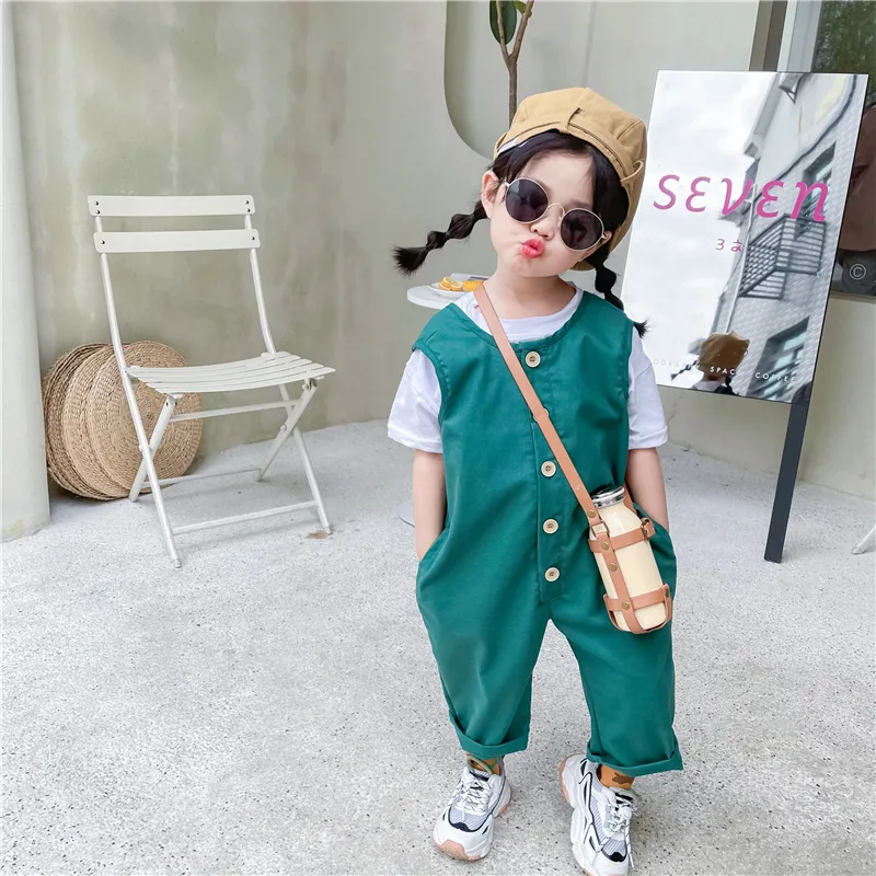 Summer Children Korean Jumpsuit 2021 New Lovely Solid Color Linen Sleeveless Girls and Boys Forest Literary Style Jumpsuits
Summer Children Korean Jumpsuit 2021 New Lovely Solid Color Linen Sleeveless Girls and Boys Forest Literary Style Jumpsuits
