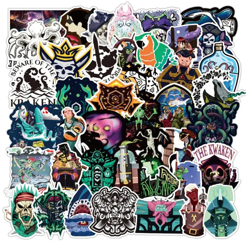 10/30/50PCS Cartoon Sea of Thieves Game Laptop Skateboard Guitar Waterproof Suitcase Graffiti Sticker Decoration Wholesale
10/30/50PCS Cartoon Sea of Thieves Game Laptop Skateboard Guitar Waterproof Suitcase Graffiti Sticker Decoration Wholesale