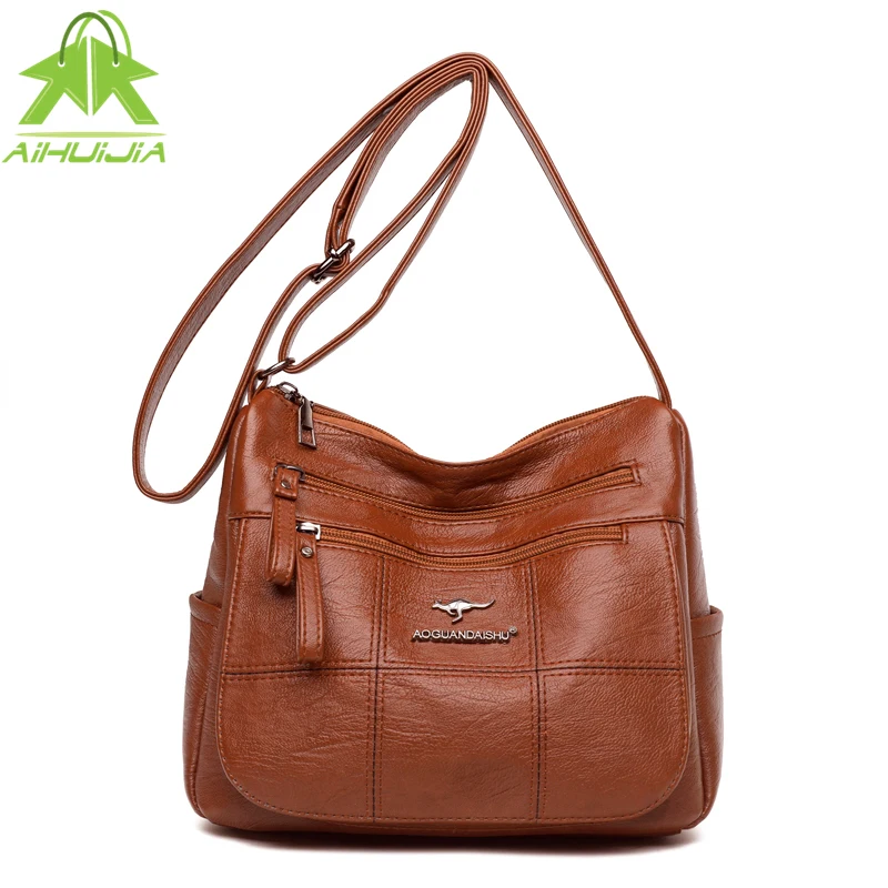 Fashion Luxurious Designer Crossbody Bag Pu Leather Soft Messenger Bags For Ladies Mini Retro Woman Bag New Multi-pocket Handbag
Fashion Luxurious Designer Crossbody Bag Pu Leather Soft Messenger Bags For Ladies Mini Retro Woman Bag New Multi-pocket Handbag