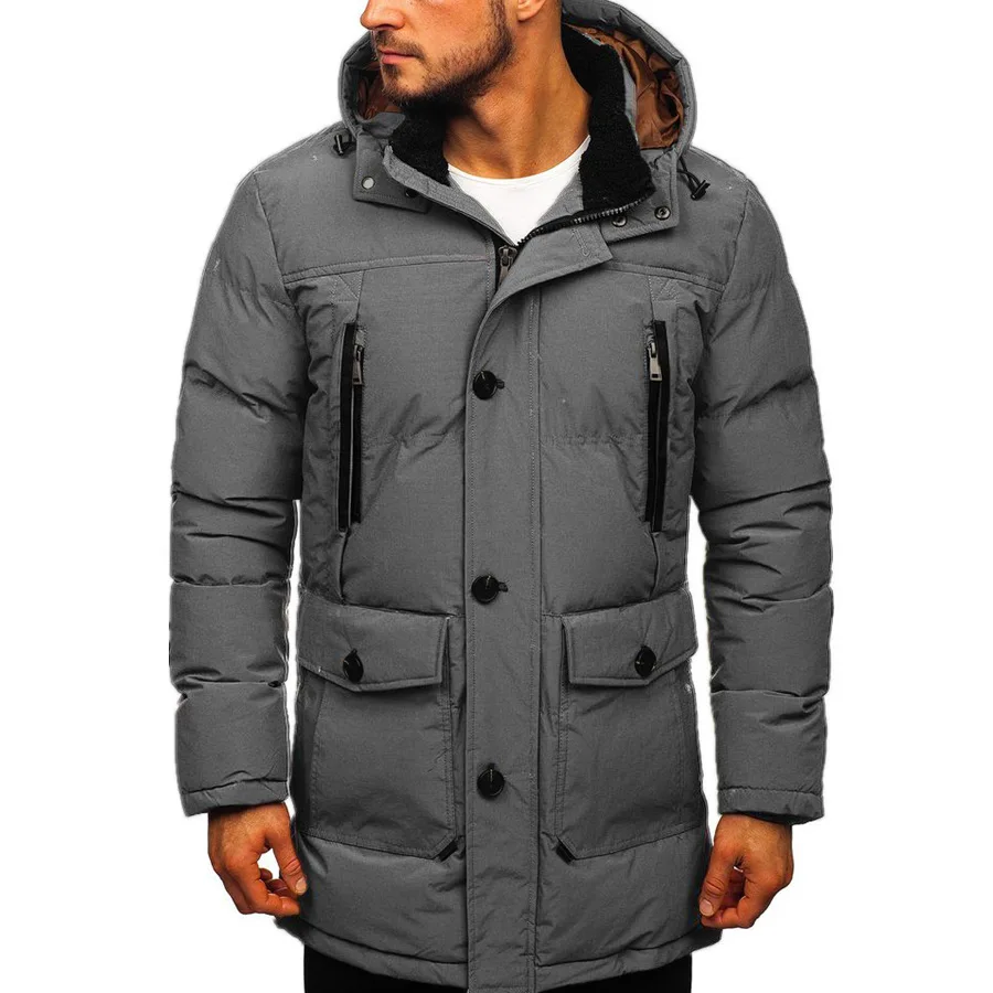 2022 New Autumn And Winter Men's Cotton Casual Down Cotton Clothes Men's Thick Cotton Jacket Solid Color Hooded Men's Jacket
2022 New Autumn And Winter Men's Cotton Casual Down Cotton Clothes Men's Thick Cotton Jacket Solid Color Hooded Men's Jacket