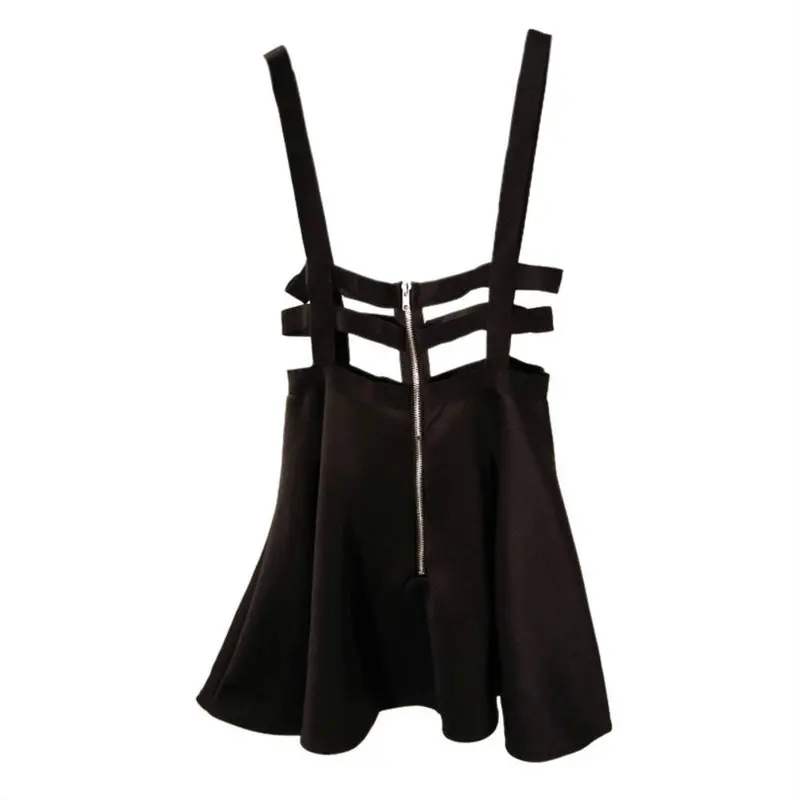 Retro Hollow Mini Skater Cute Women Suspender Clothes Straps High Waist Skirt
Retro Hollow Mini Skater Cute Women Suspender Clothes Straps High Waist Skirt
