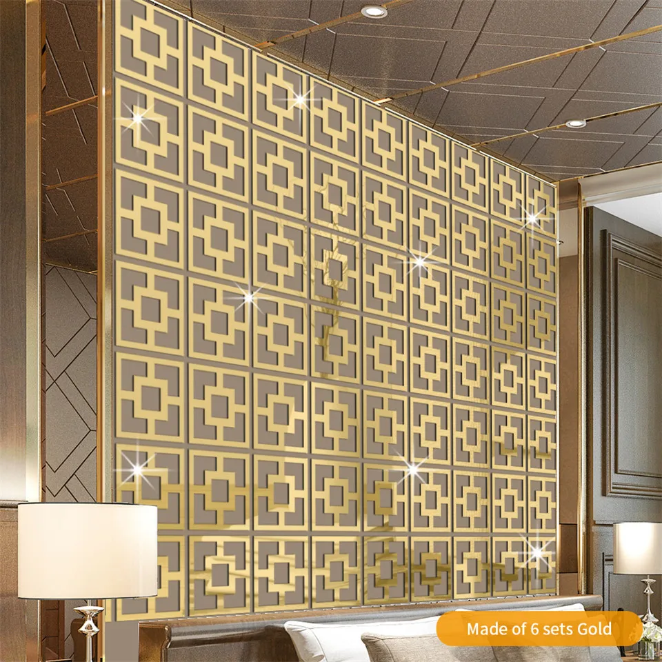 28x28cmx12pcs Square hollow Mirror Wall Sticker Wallpaper For Living Room Bedroom Decoration Home Decor DIY Acrylic Mirror Decal
28x28cmx12pcs Square hollow Mirror Wall Sticker Wallpaper For Living Room Bedroom Decoration Home Decor DIY Acrylic Mirror Decal