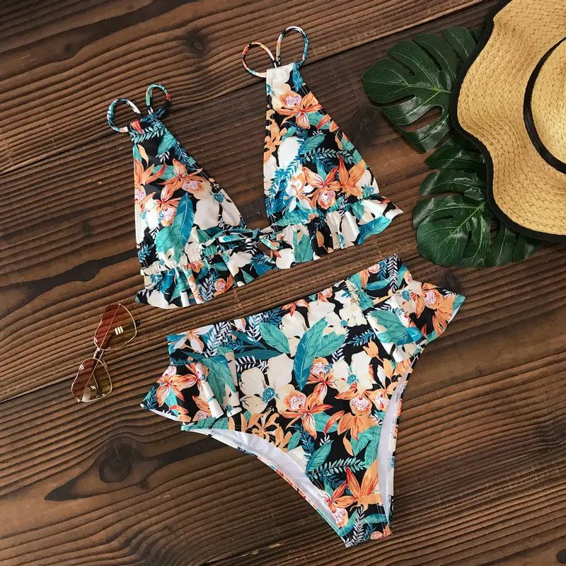Sexy Brazilian Bikinis 2021 Summer Women Floral Print Swimsuit Padded Swimwear Push Up Beach Wear Bathing Suit Swimming Maillot
Sexy Brazilian Bikinis 2021 Summer Women Floral Print Swimsuit Padded Swimwear Push Up Beach Wear Bathing Suit Swimming Maillot