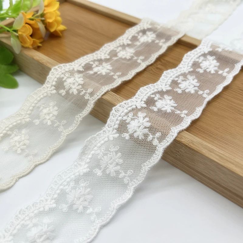 Lace Trims Edge Fabric Hollow Mesh Embroidery Flowers DIY Handmade Lolita Clothing Skirt Decorative Material Accessories
Lace Trims Edge Fabric Hollow Mesh Embroidery Flowers DIY Handmade Lolita Clothing Skirt Decorative Material Accessories