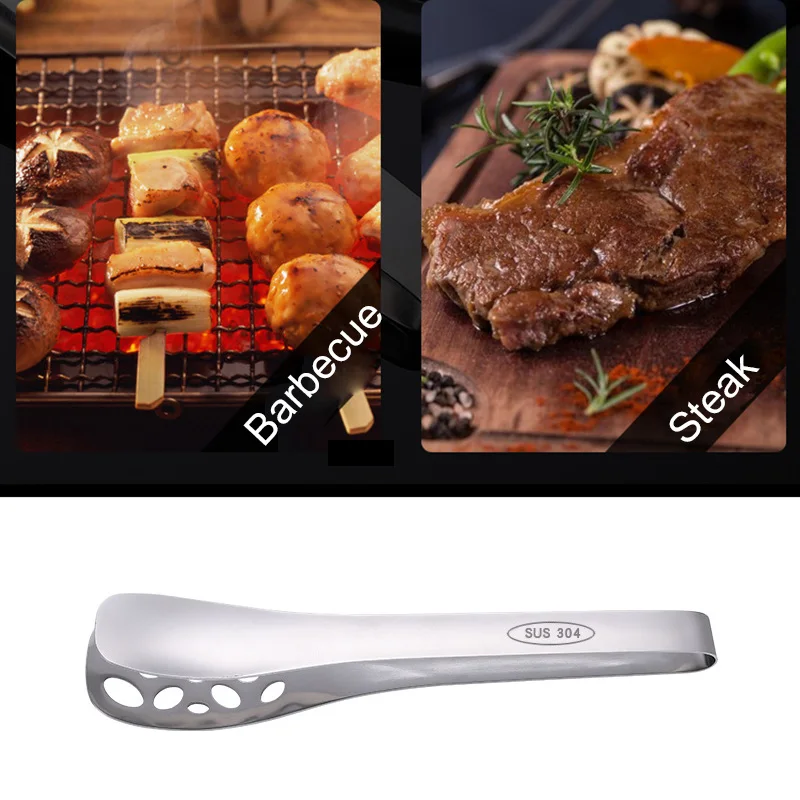 Stainless Steel Food Pliers Kitchen Steak Food Tongs Barbecue Supplies Buffet Clips K888
Stainless Steel Food Pliers Kitchen Steak Food Tongs Barbecue Supplies Buffet Clips K888