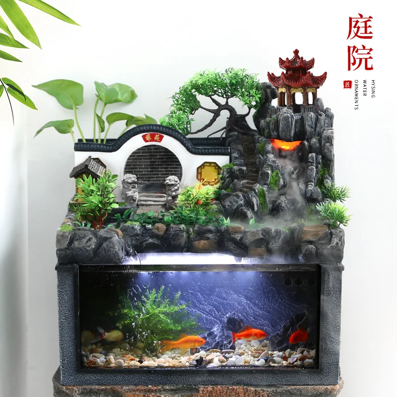 Chinese Artificial Mountain Spring Fish Tank Decoration Windmill Auspicious Landscape Winding Water Fish Culture Error Note
Chinese Artificial Mountain Spring Fish Tank Decoration Windmill Auspicious Landscape Winding Water Fish Culture Error Note