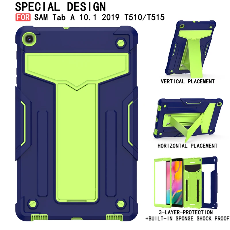 Shock Proof case For Samsung Galaxy Tab A 10.1 2019 SM-T510 SM-T515 10.1 inch Heavy Duty Protective Drop for Kids Cover
Shock Proof case For Samsung Galaxy Tab A 10.1 2019 SM-T510 SM-T515 10.1 inch Heavy Duty Protective Drop for Kids Cover