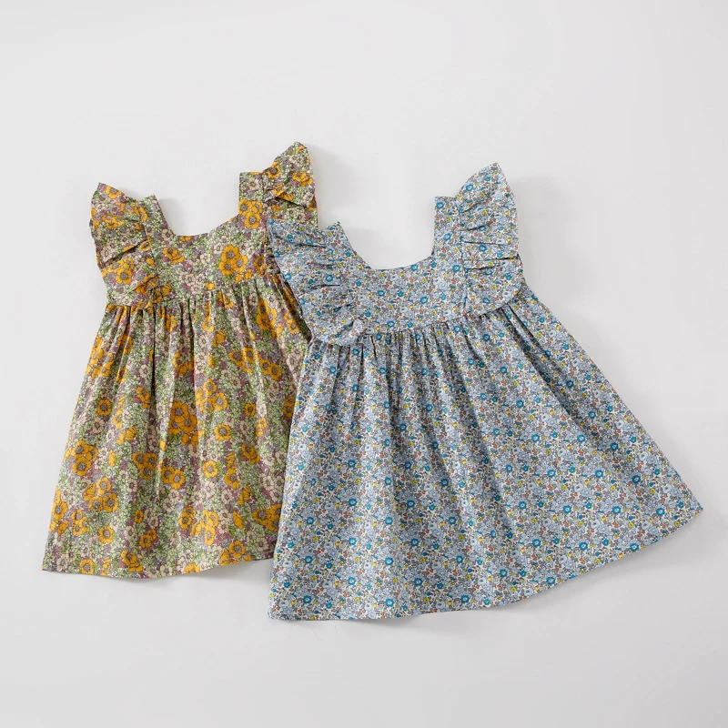 Summer Sleeveless Girls DressToddler Dress Country style Floral Princess Dress For Girls Clothing 1-5Y
Summer Sleeveless Girls DressToddler Dress Country style Floral Princess Dress For Girls Clothing 1-5Y