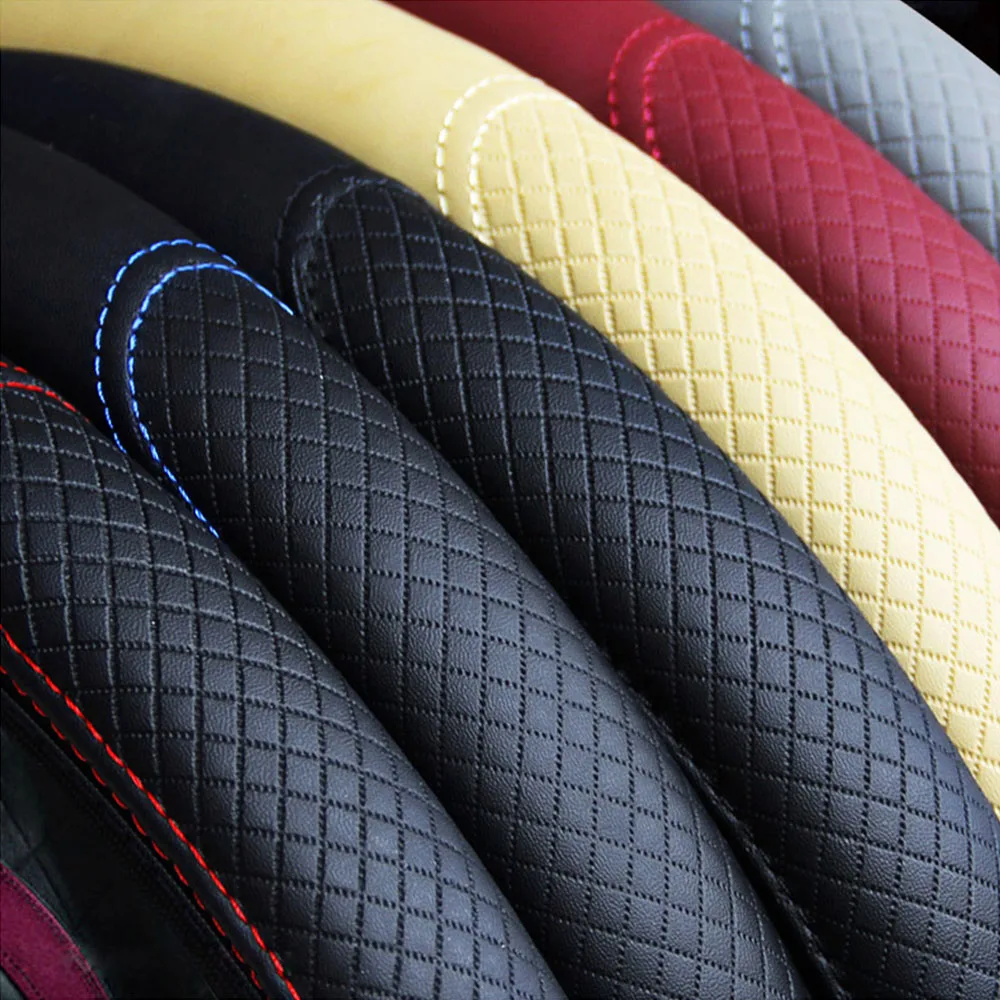 Universal Car Steering Wheel Cover Skidproof Auto Steering- Wheel Cover Anti-Slip Embossing Leather Car-styling Car Accessories
Universal Car Steering Wheel Cover Skidproof Auto Steering- Wheel Cover Anti-Slip Embossing Leather Car-styling Car Accessories