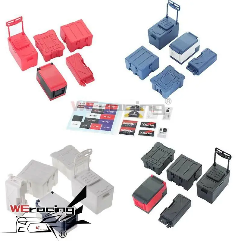 Simulation Decoration Tool Box Fishing Box Fridge Tank for 1/10 TRX4 Defender Trx6 G63 Axial SCX10 RC Car Accessories
Simulation Decoration Tool Box Fishing Box Fridge Tank for 1/10 TRX4 Defender Trx6 G63 Axial SCX10 RC Car Accessories