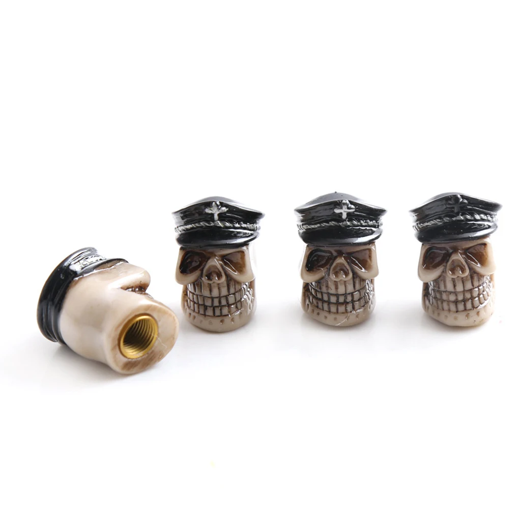 4 Pieces Car Motorcycle Tire Wheel Rims Stem Air Valve Cap Tyre Cover